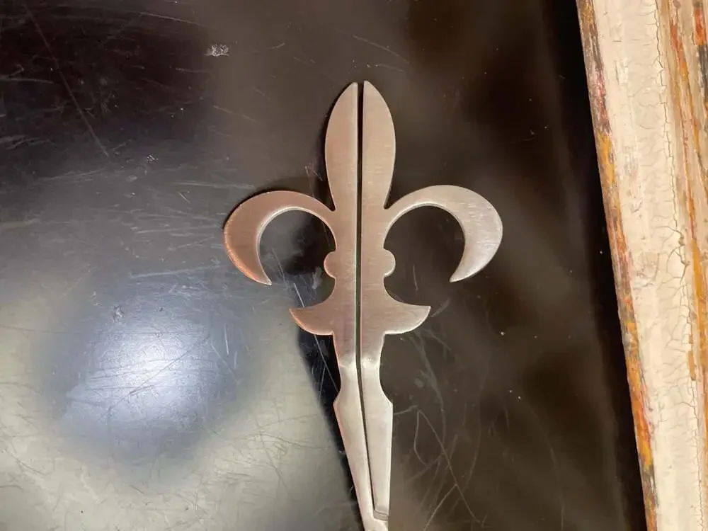 Wickman Fleur de Lis Stainless Steel Candle Wick Trimmer